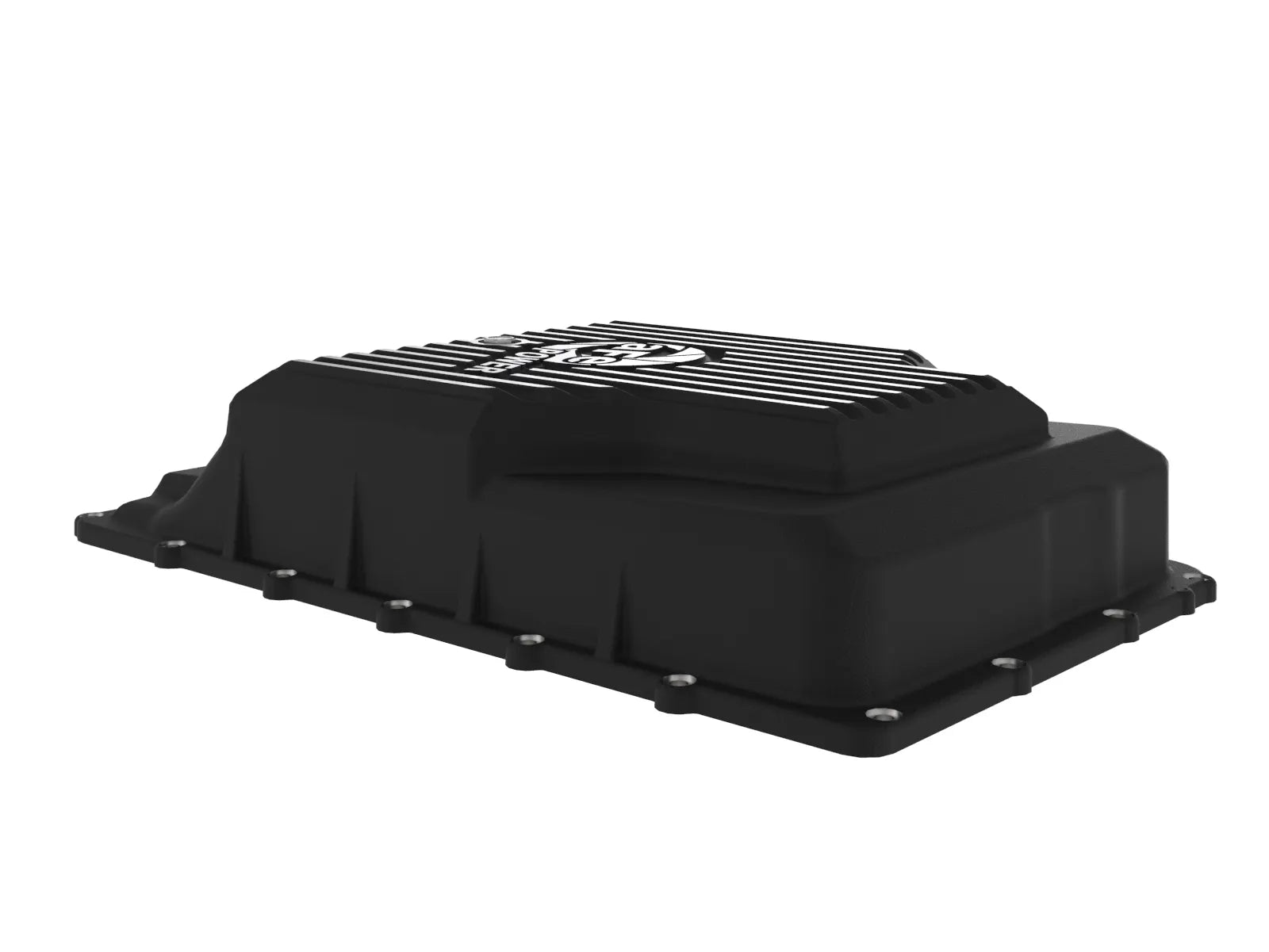 aFe POWER Pro Series Transmission Pan Black w/ Machined Fins Ford Trucks/SUVs 17-25 (10R60/10R80)