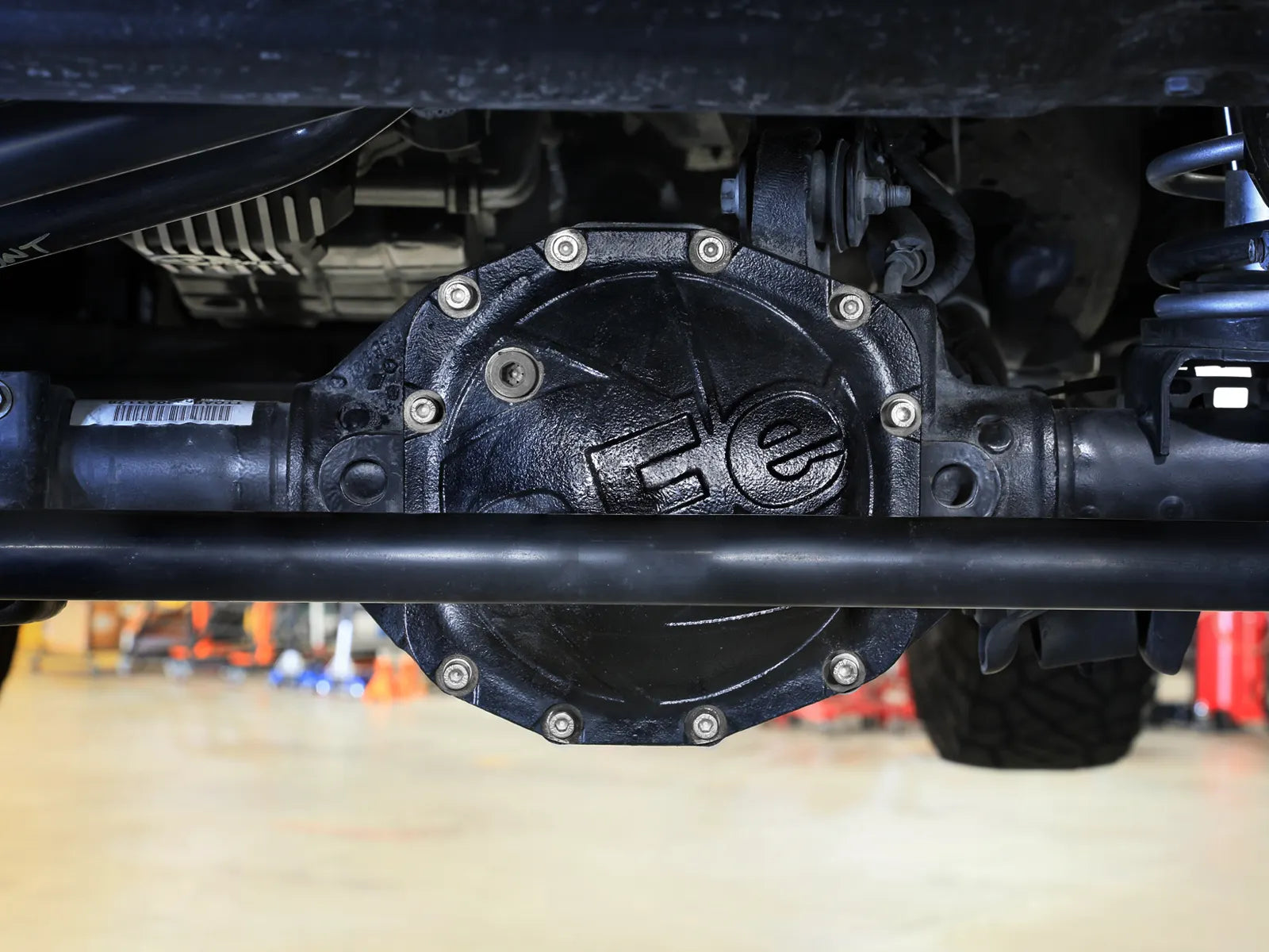 aFe POWER Pro Series Front Differential Cover Black Jeep Wrangler (JL) 18-25/ Gladiator (JT) 20-25 (Dana M210) Front View Black