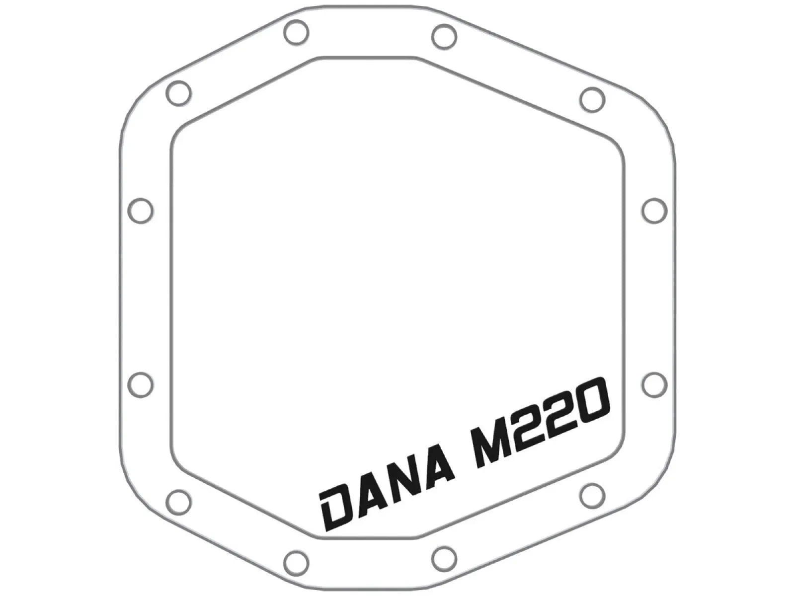 Dana M220 mechanical cover with bolt holes on a white background