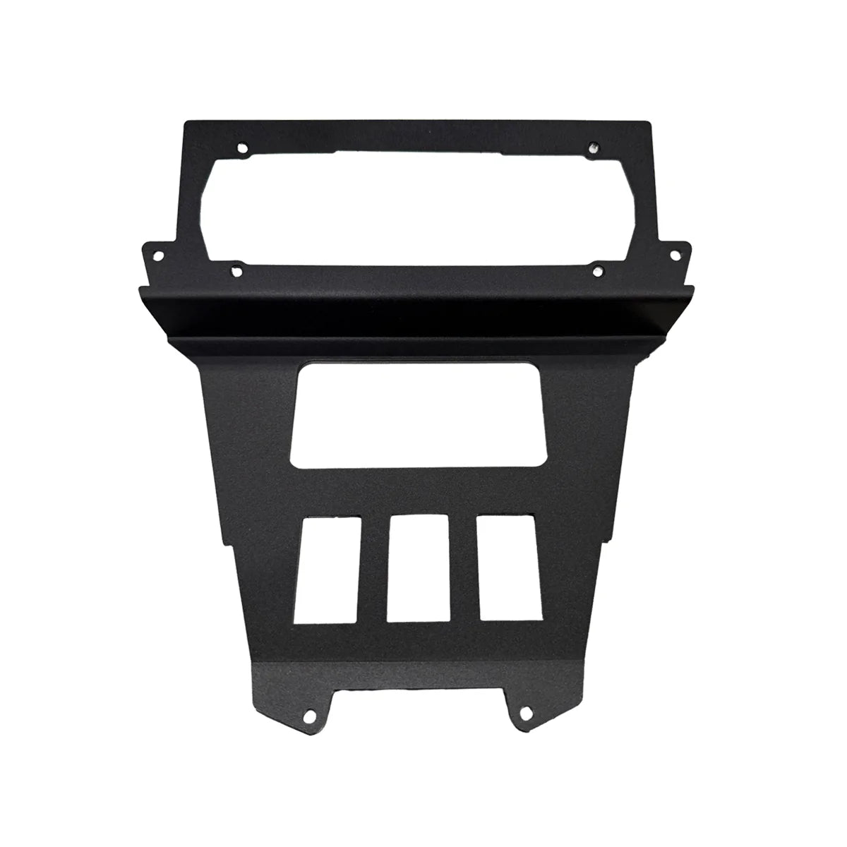 Polaris 2025 RZR Pro R Kenwood Radio and Rocker Intercom with Switch Pros VERTICAL Bracket Front View