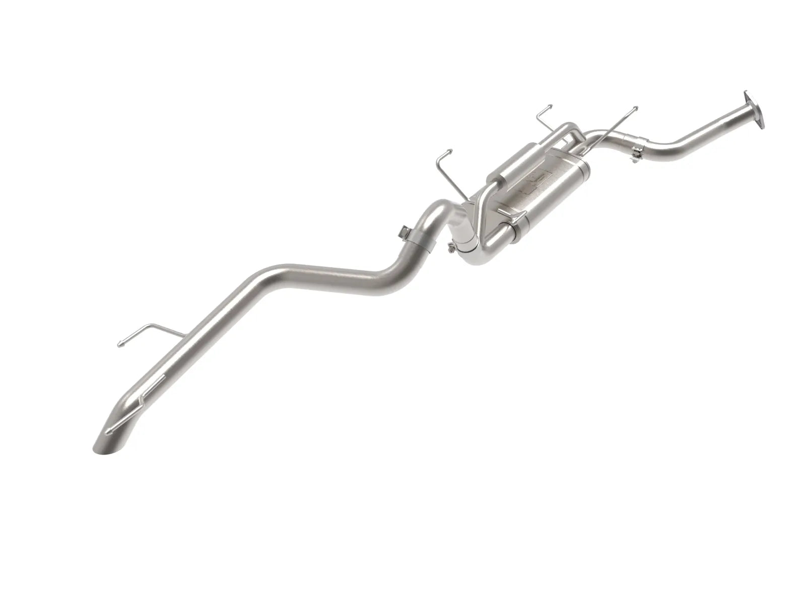 Apollo GT Series 2-1/2 IN 409 Stainless Steel Cat-Back Hi-Tuck Exhaust System Front View