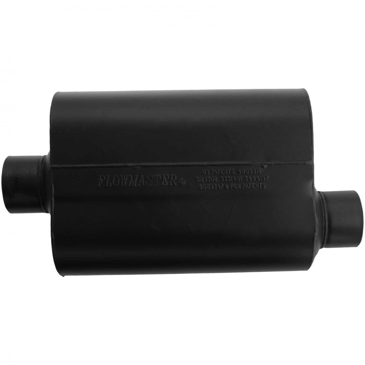 Flowmaster Super 40 Series Chambered Muffler Front View
