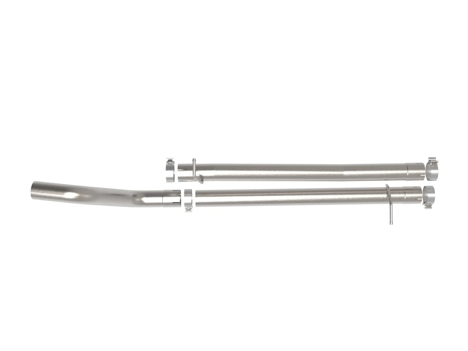 2021-2024 Ram TRX Vulcan Series 3 IN 304 Stainless Steel Muffler Delete Pipe Front View