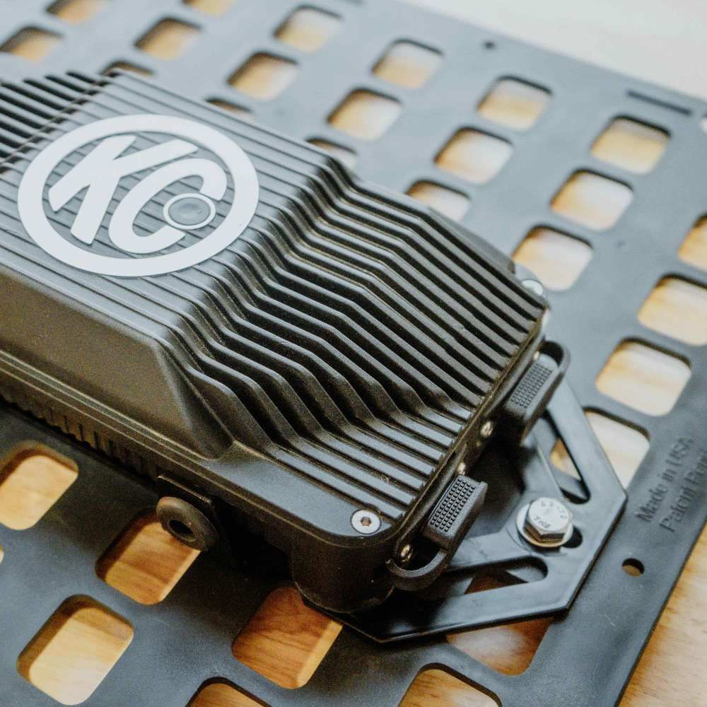 KC HiLites Universal Solar Hub Bracket Front View