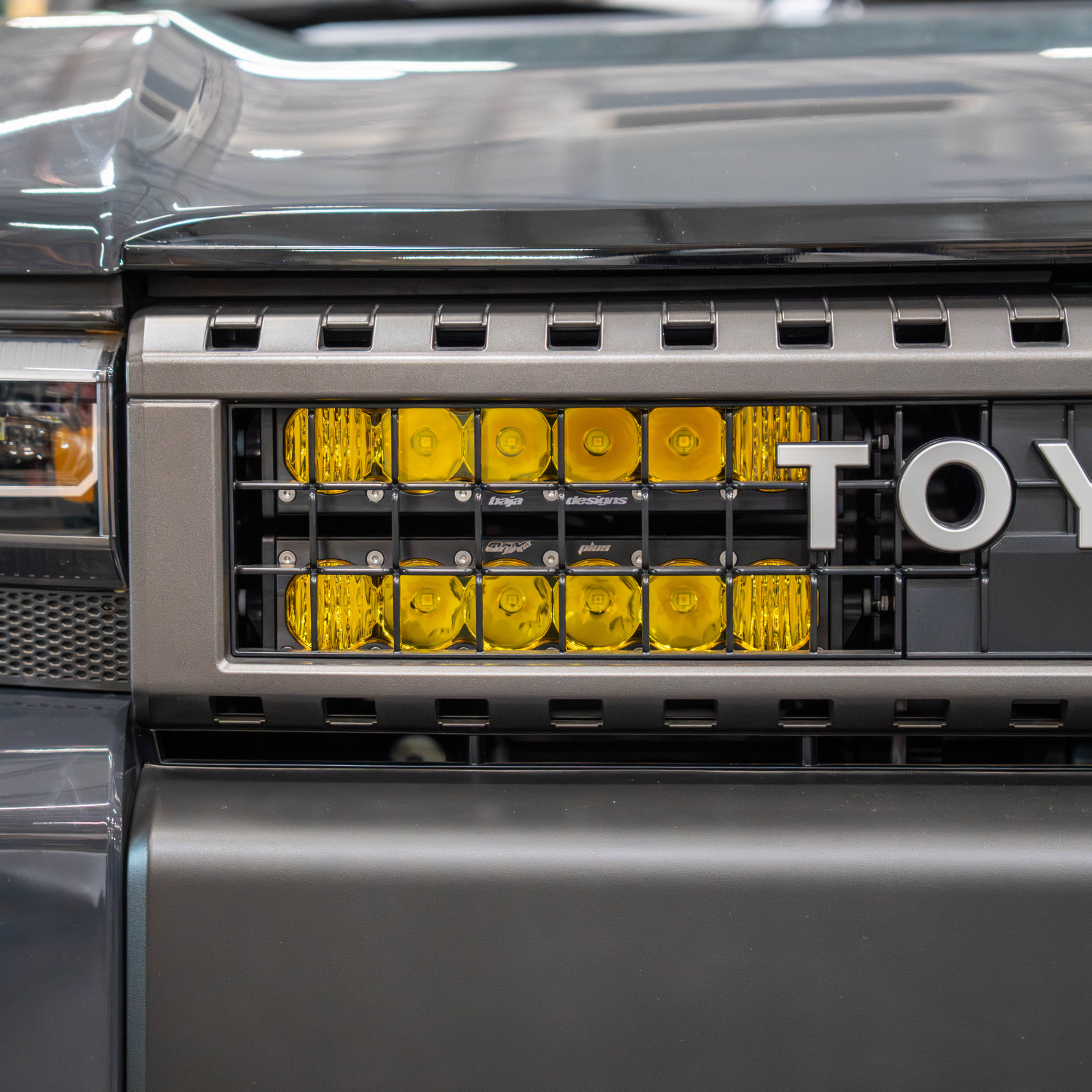 SDHQ Built 2024+ Toyota LC250 Behind The Grille Light Bar Mount