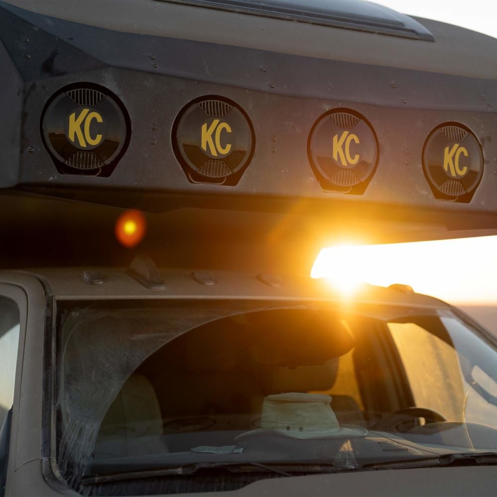 KC HiLites SlimLite 8" LED - Light Cover - Black