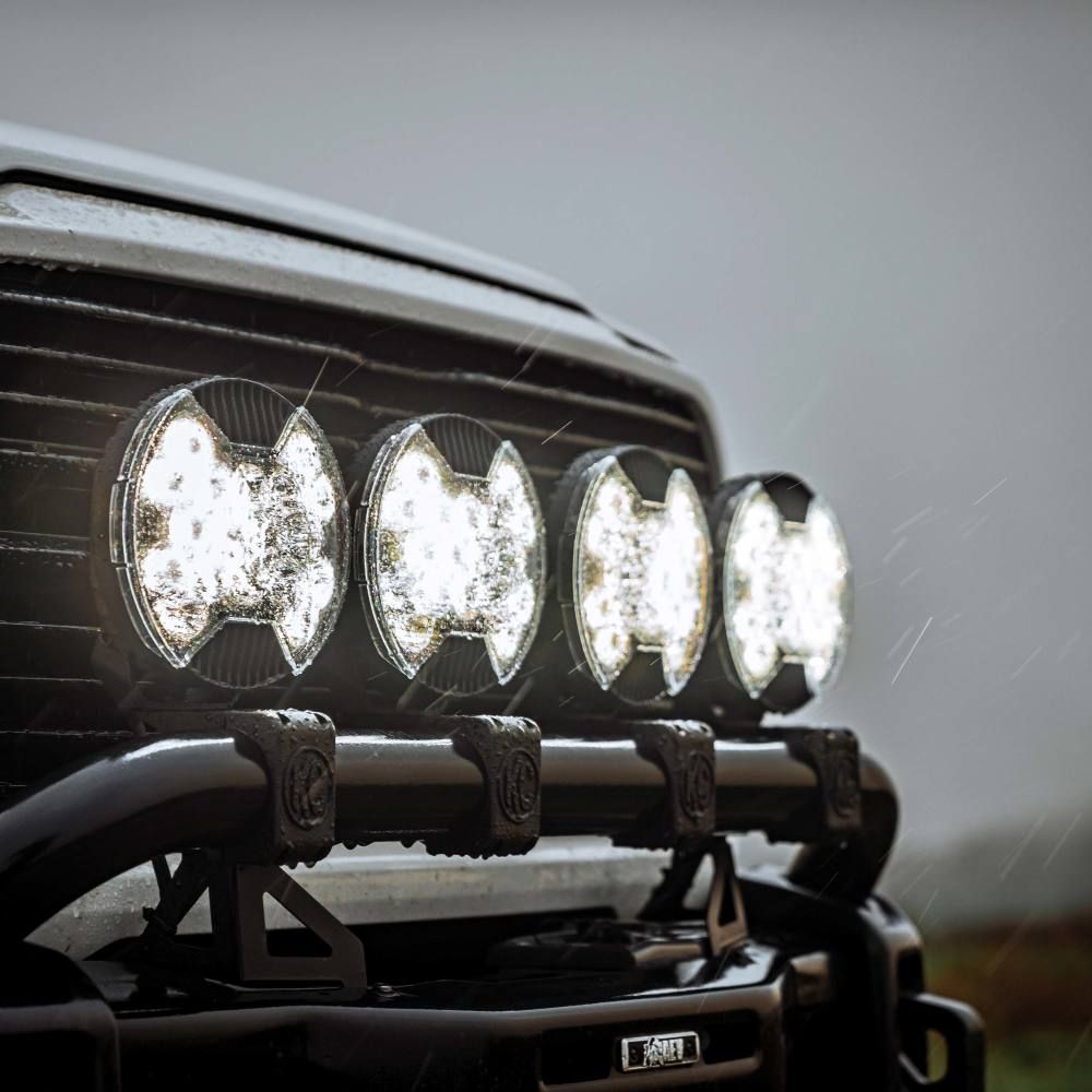 KC HiLites SlimLite 8" LED - Light Shield - Clear