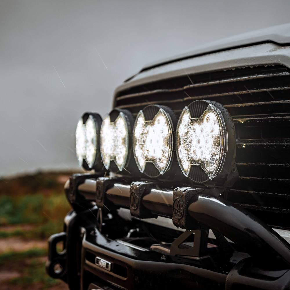 KC HiLites SlimLite 8" LED - Light Shield - Clear