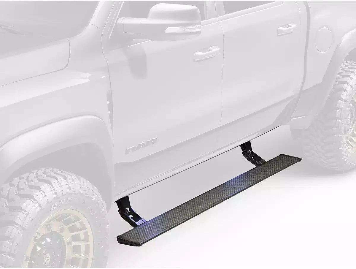 AMP Research 22-23 Toyota Tundra PowerStep Plug N Play Front View
