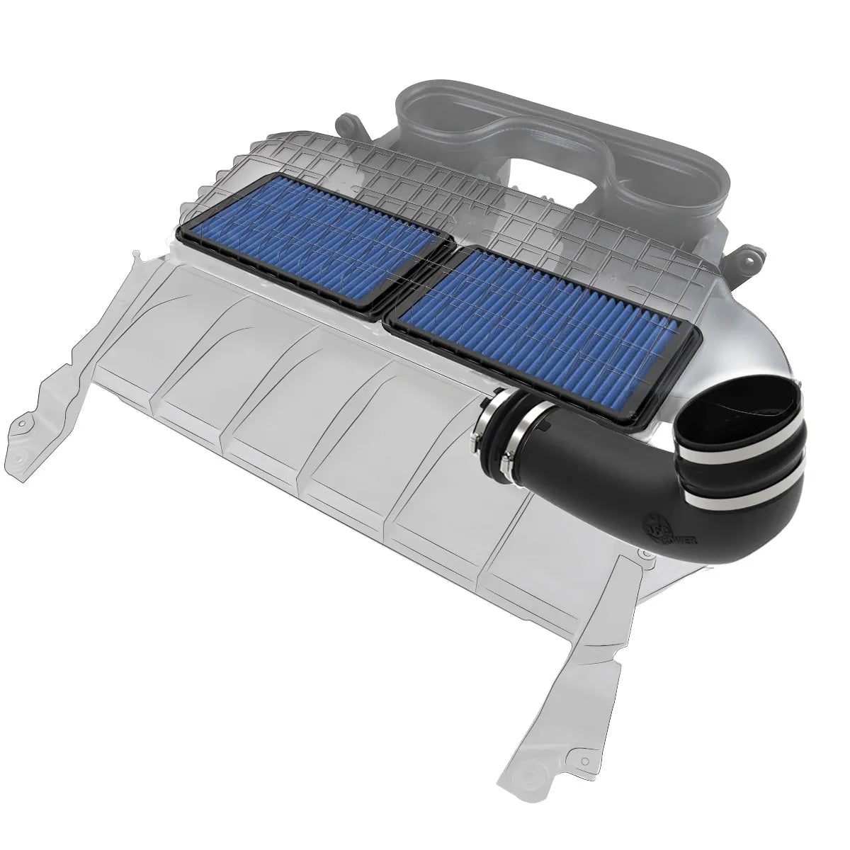 2021-2024 Ram TRX Super Stock Induction System Front View