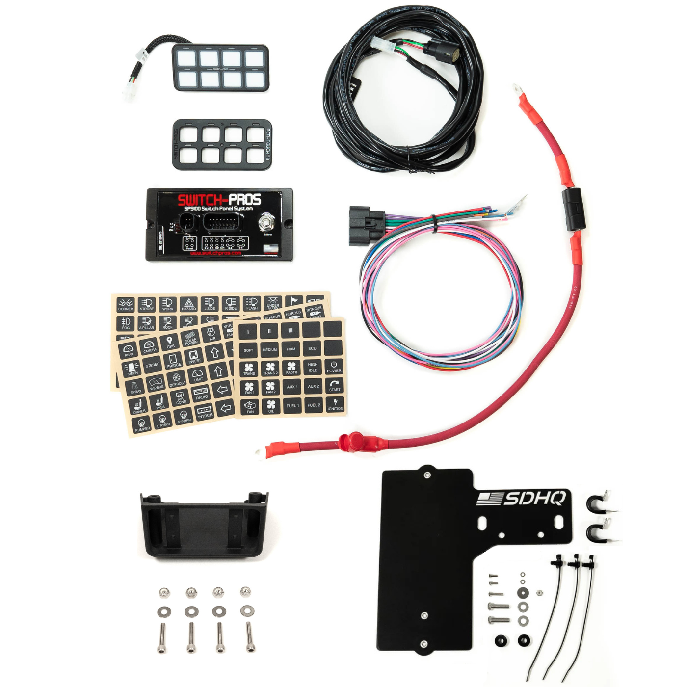 2016-2023 Toyota Tacoma SDHQ Built Complete Switch Pros SP-9100 Mounting Kit
