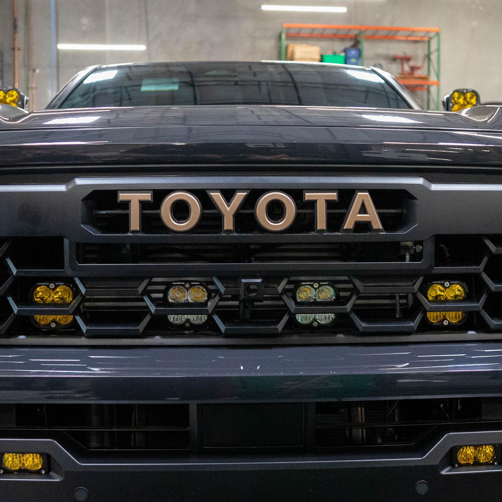 SDHQ Built '24 Tacoma Behind The Grille Pod Light Mounting Kit