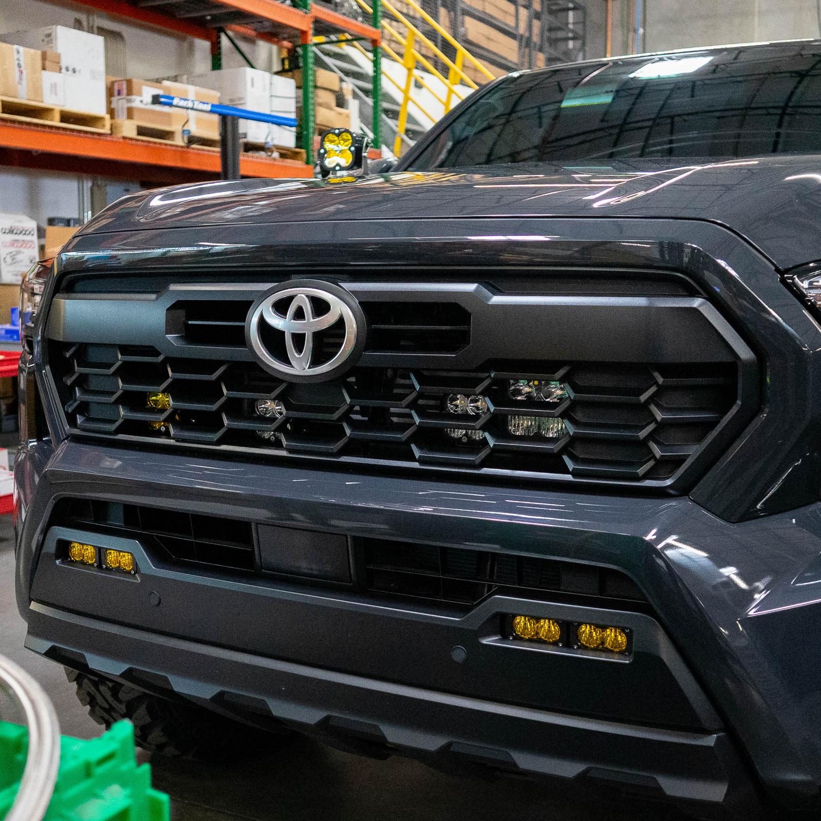 SDHQ Built '24 Tacoma Behind The Grille Pod Light Mounting Kit