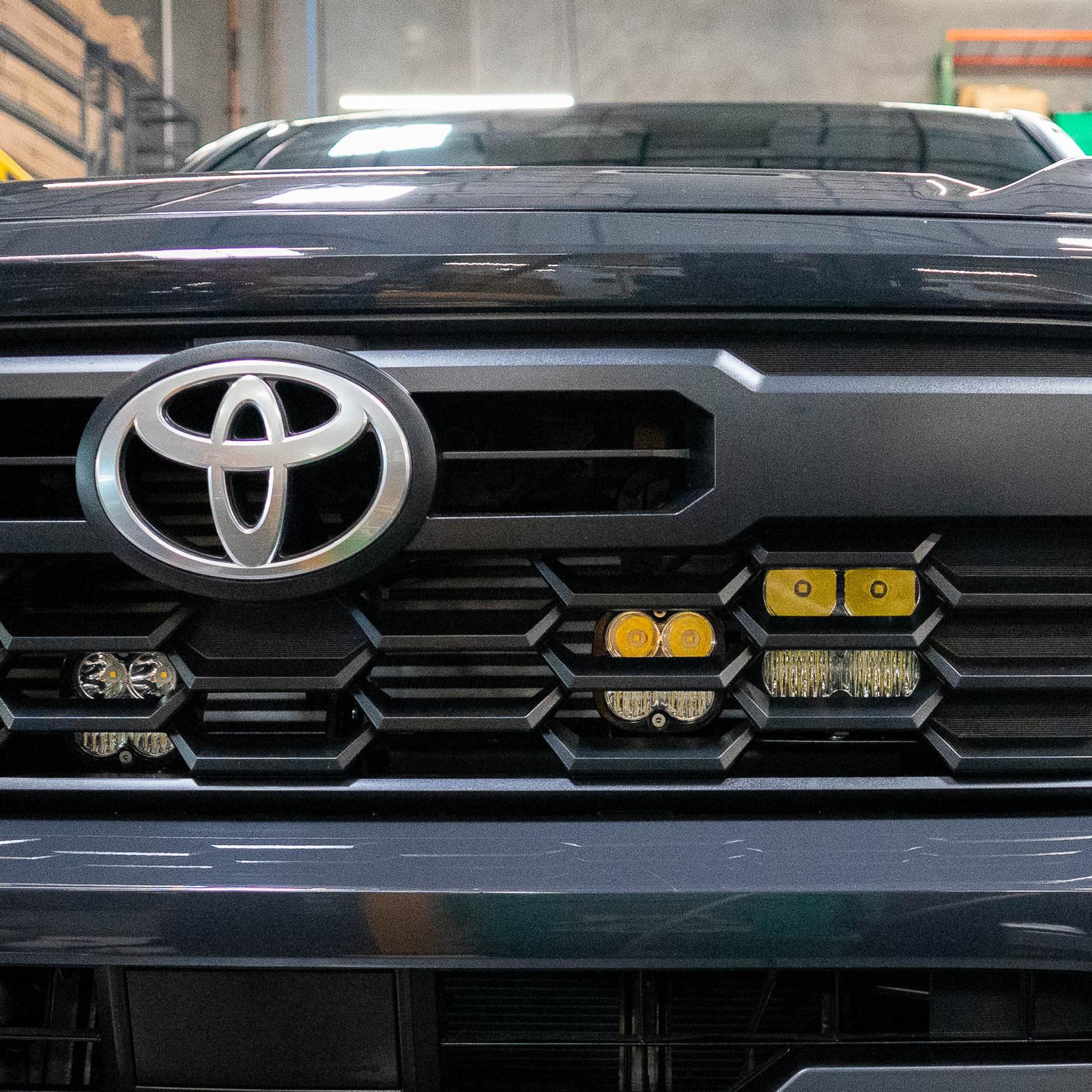 SDHQ Built '24 Tacoma Behind The Grille Pod Light Mounting Kit