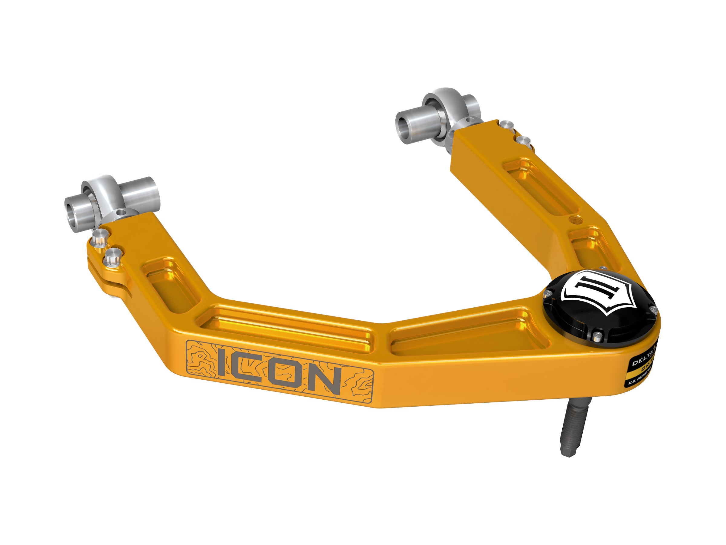 BILLET UPPER CONTROL ARMS W/ DELTA JOINT PRO - Anodized Gold