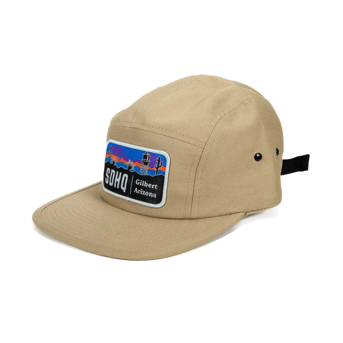 SDHQ Motorsports 5 Panel Hat | Cream
