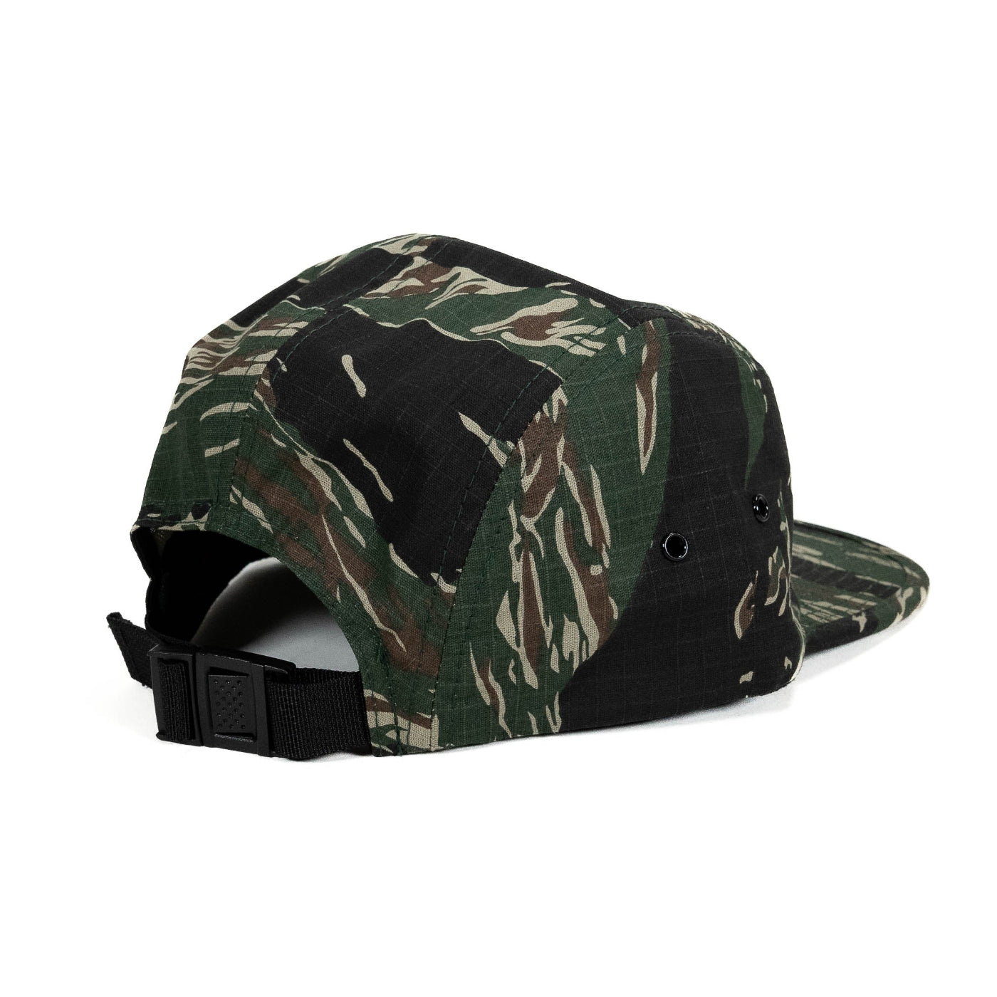 SDHQ Motorsports 5 Panel Hat | Tiger Stripe Camo