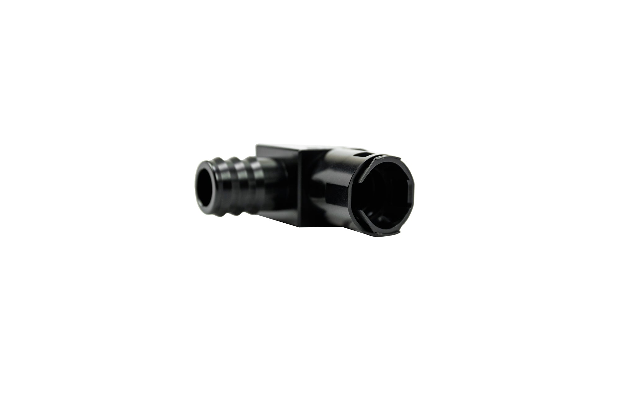 SPE Motorsport 2011-2024 Ford 6.7 Heater Inlet Billet Top Adapter Fitting Front View