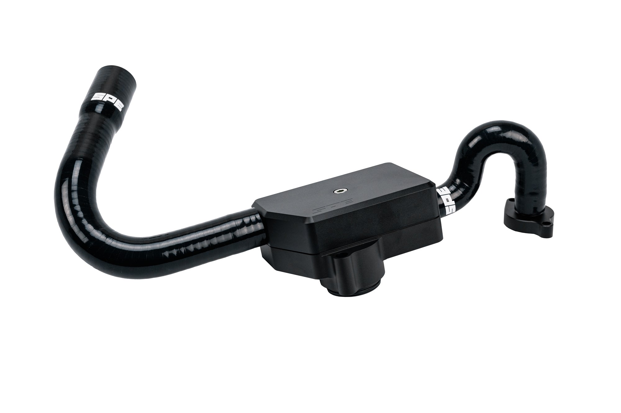 SPE Motorsport 2011+ 6.7L Powerstroke Recirculating CCV Kit Front View