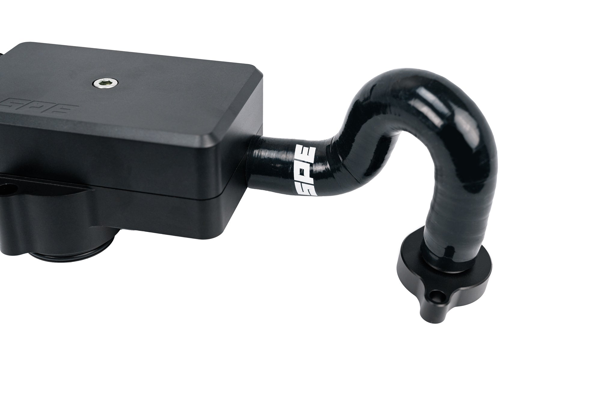 SPE Motorsport 2011+ 6.7L Powerstroke Recirculating CCV Kit Front View
