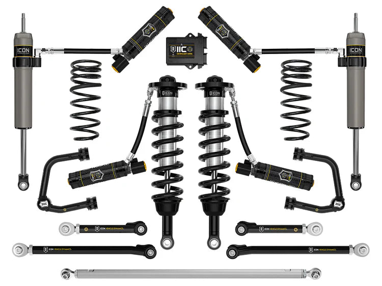 ICON 2025-2026 Toyota 4Runner 2WD, 1.25-3" Lift, Stage 14 Suspension System, Tubular