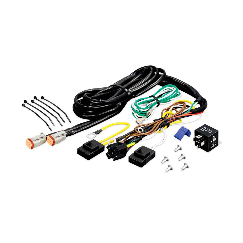 KC HiLites Add-On Wiring Harness - Add 1-2 Lights - 2-Pin Deutsch Connectors