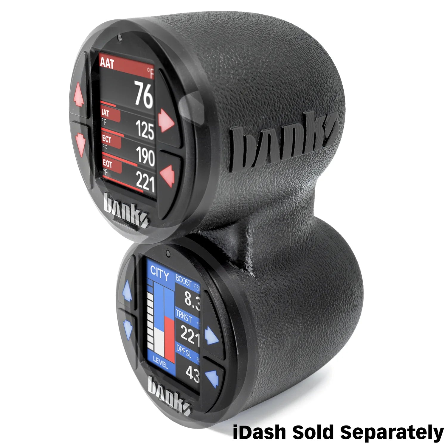 iDash Stealth Pod Mounts For 15'-19' GM Trucks Front View