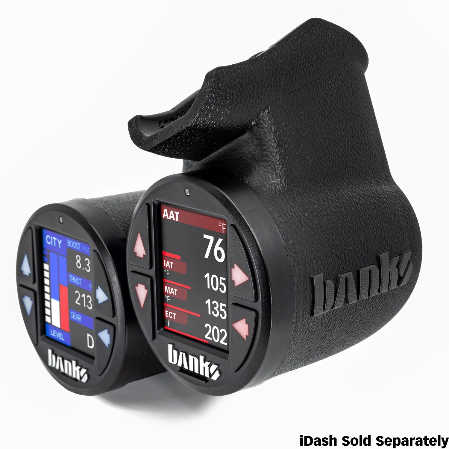 2019-2024 RAM 2500/3500 iDash Stealth Pod Mounts Front View