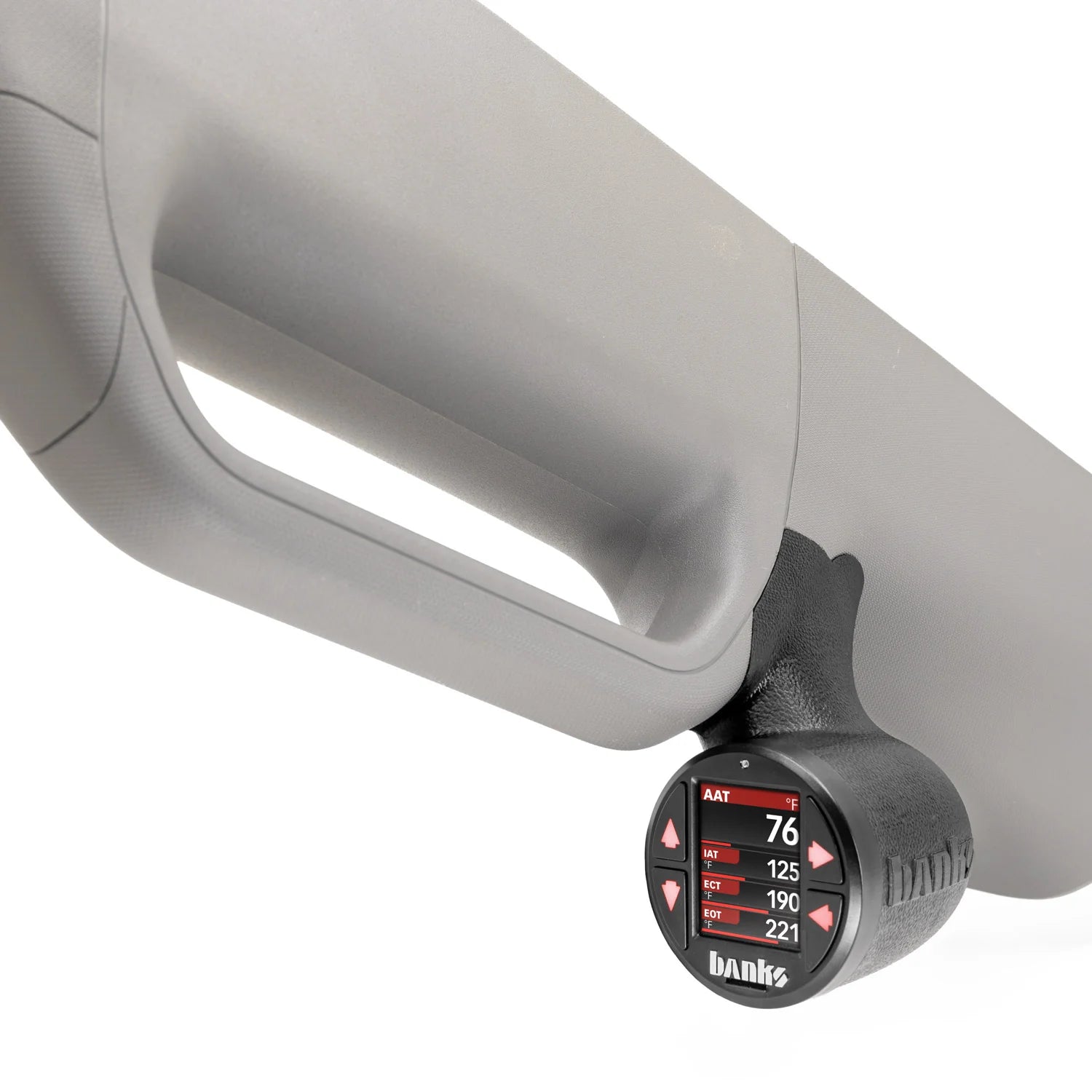 2015-2020 F150 and 2017-2022 Ford Super Duty iDash Stealth Pod Mounts Front View