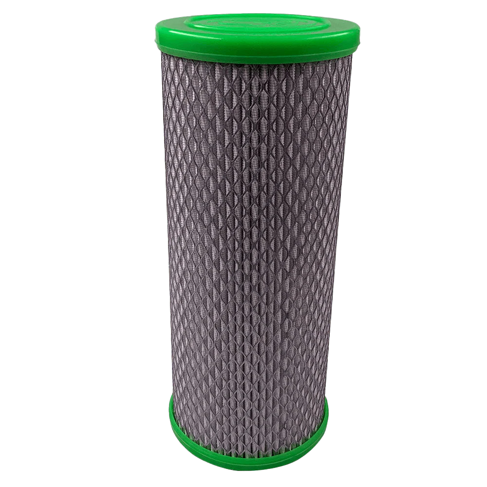 Replacement Air Filter Side View With Green Ends