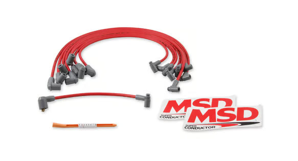 Super Conductor 8.5mm Spark Plug Wire Set, Small Block Chevy with HEI Cap