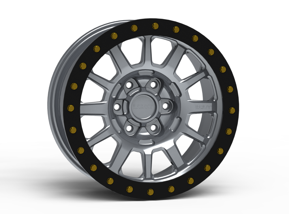 G600 Simulated Beadlock Wheel 17x8.5" 5 & 6 Lug - Standard Ring