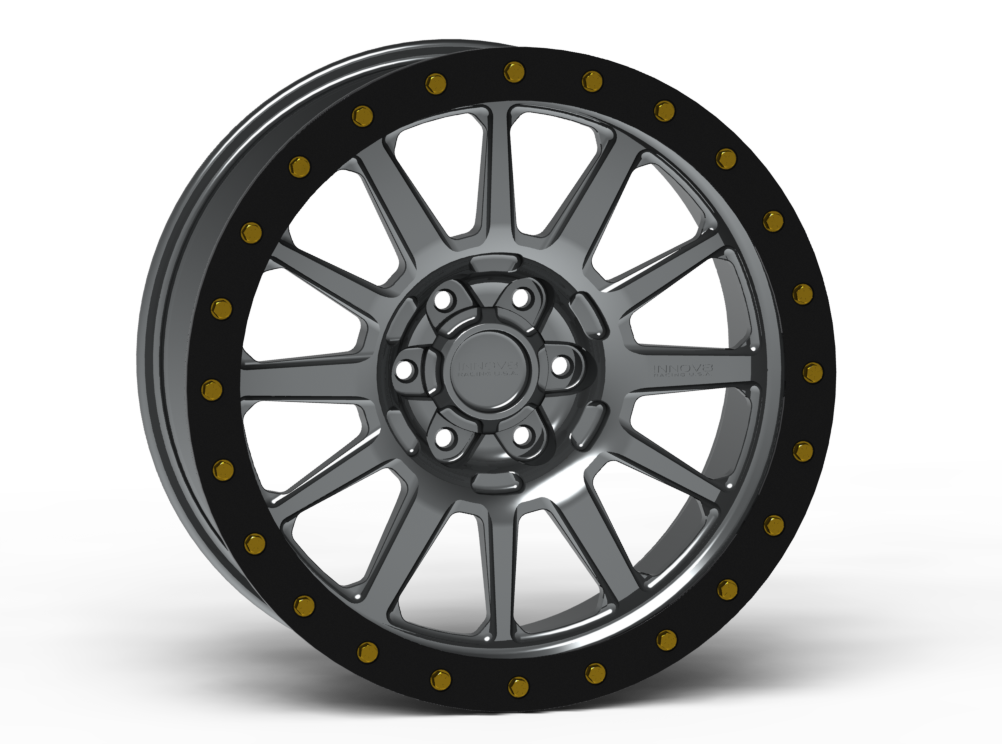 Simulated Beadlock Wheel 20x9.0" 5 & 6 Lug - Standard Ring