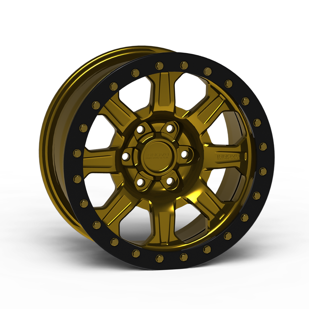 G500 Simulated Beadlock Wheel 18x9.0" 5 & 6 Lug - Standard Ring Front View