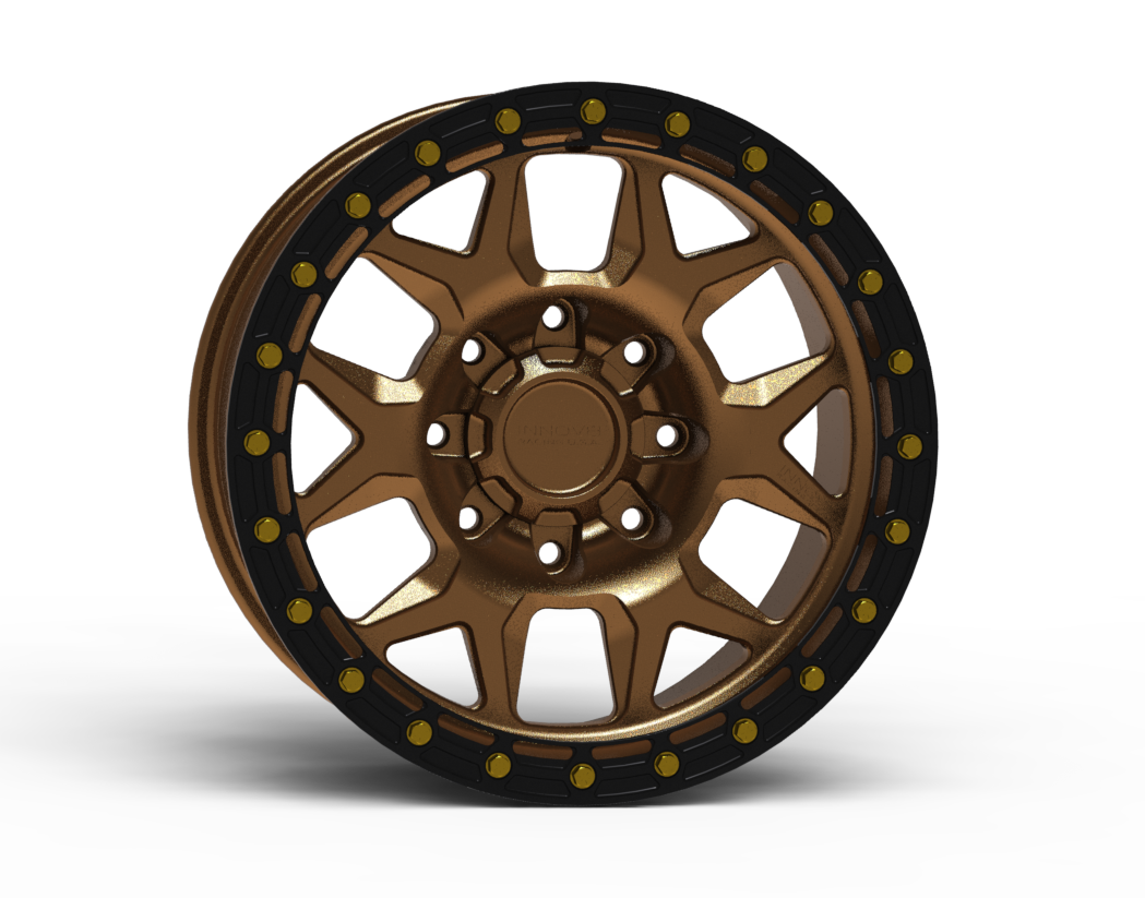 G700 Simulated Beadlock Wheel 18x9.0" 8 Lug - Standard Ring