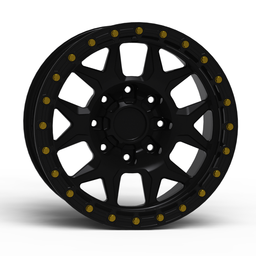 G700 Simulated Beadlock Wheel 17x8.5" 8 Lug - Standard Ring