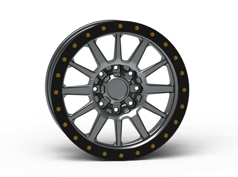 G600 Simulated Beadlock Wheel 20x10.0" 8 Lug - Standard Ring