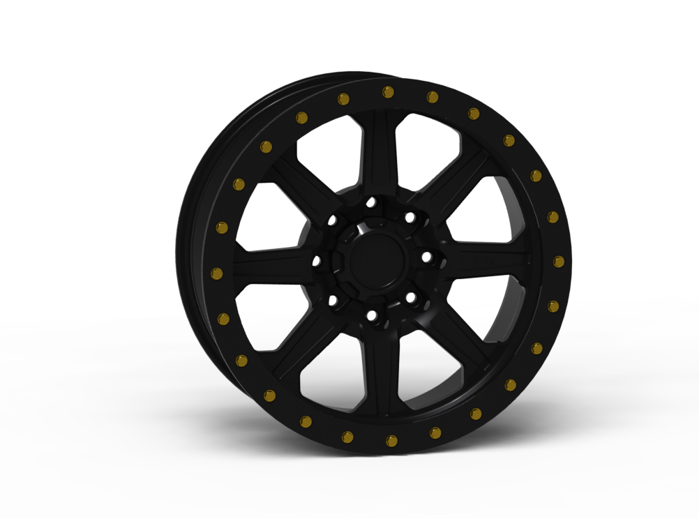 G500 Simulated Beadlock Wheel 20x10.0" 8 Lug - Standard Ring