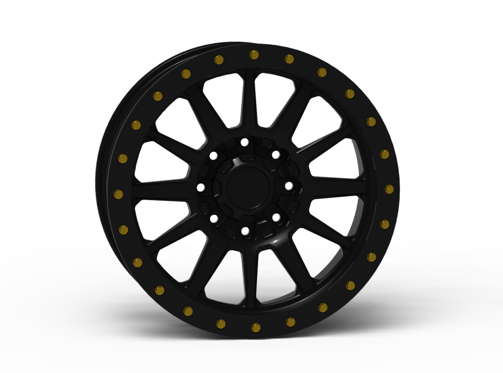 G600 Simulated Beadlock Wheel 20x10.0" 8 Lug - Standard Ring