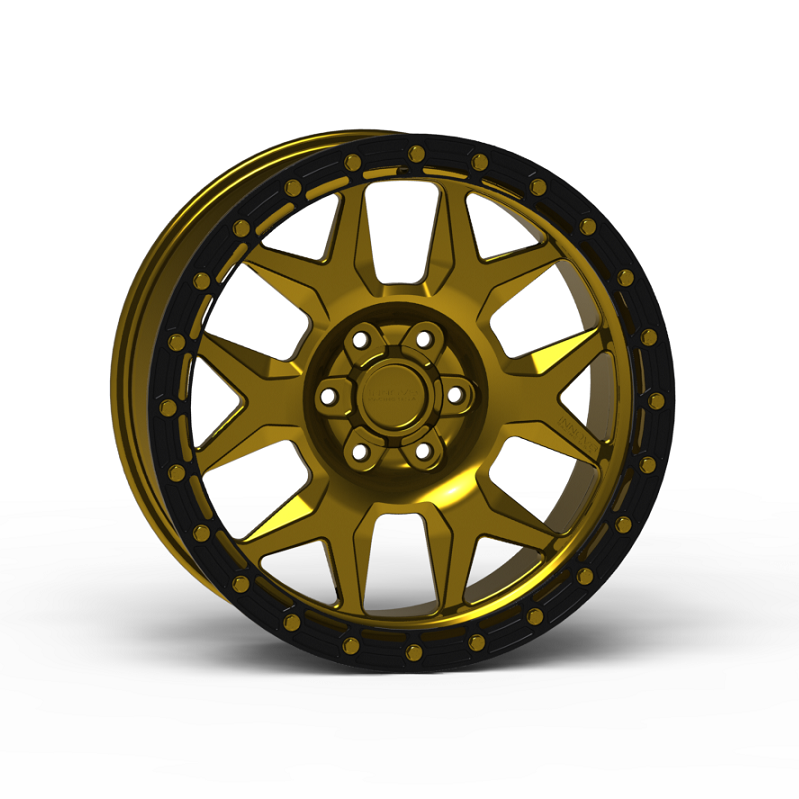 G700 Simulated Beadlock Wheel 20x9.0" 5 & 6 Lug - TechLite Ring