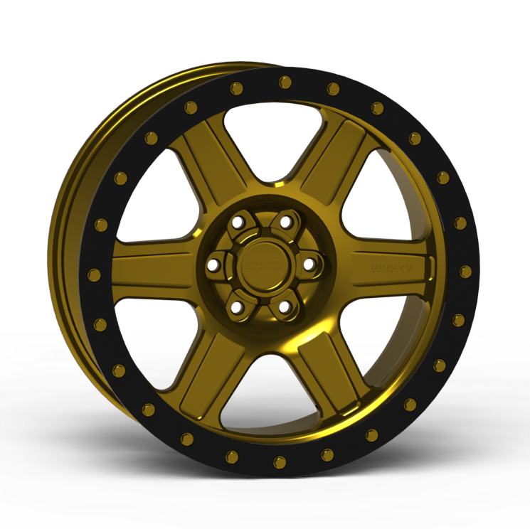 G400 Simulated Beadlock Wheel 18x9.0" 5 & 6 Lug - Standard Ring Front View