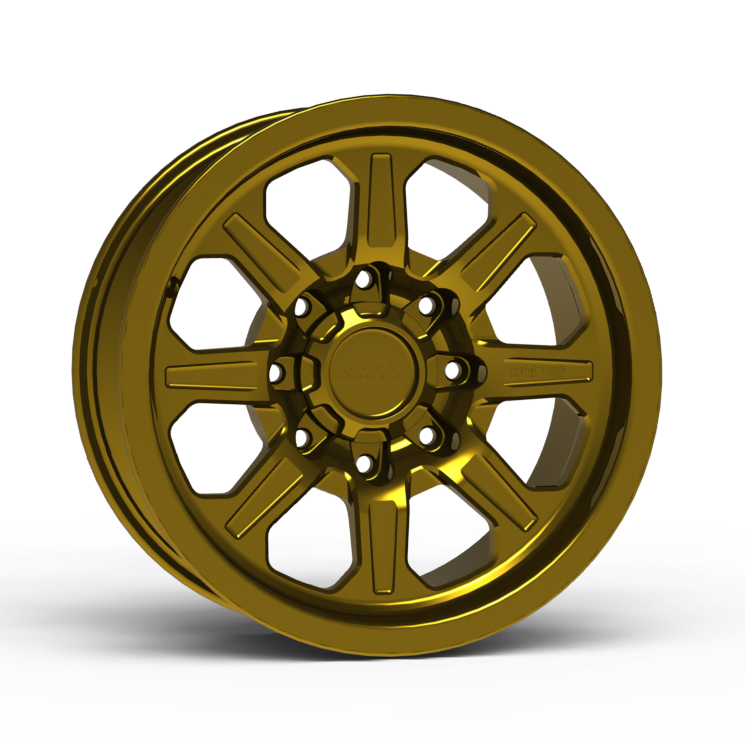 G500 Smooth Lip Wheel 18x9.0" 8 Lug Front View