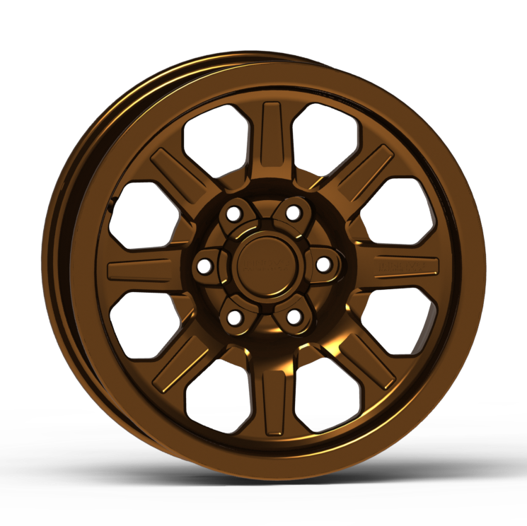 G500 Smooth Lip Wheel 17x8.5" 5 & 6 Lug Front View