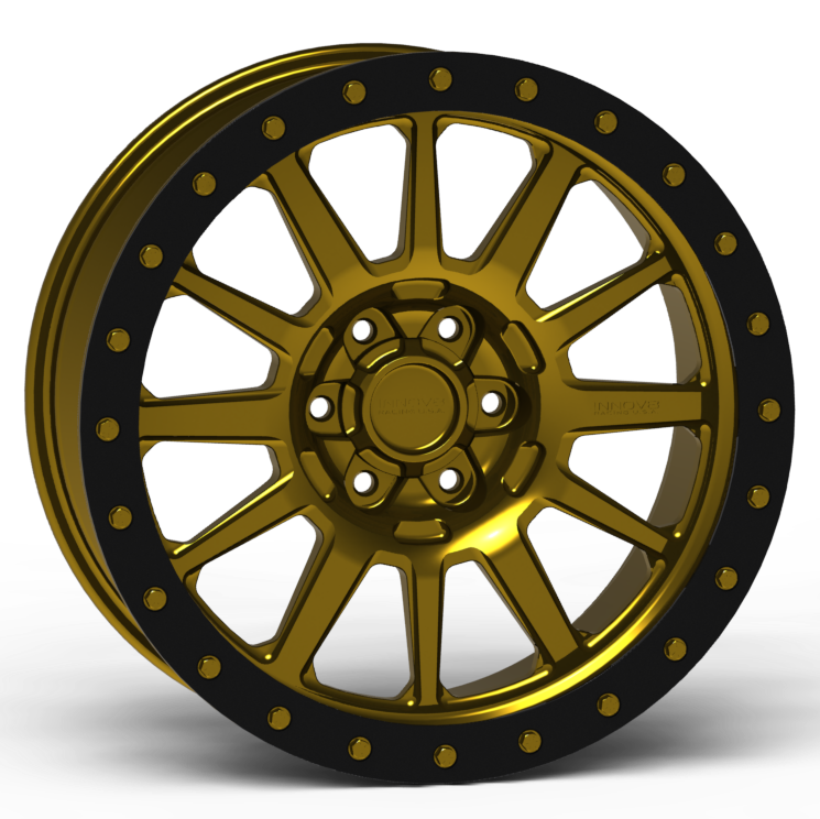 G600 Simulated Beadlock Wheel 20x9.0" 5 & 6 Lug - TechLite Ring