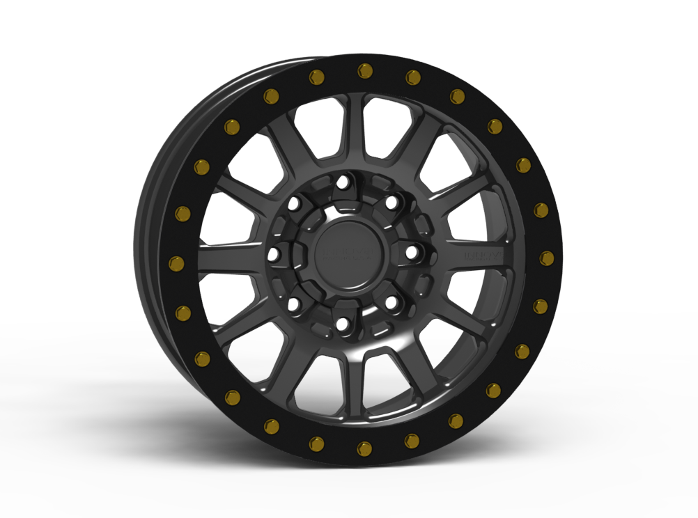 G600 Simulated Beadlock Wheel 17x8.5" 8 Lug - Standard Ring