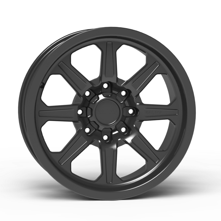 G500 Smooth Lip Wheel 20x9.0" 8 Lug Front View