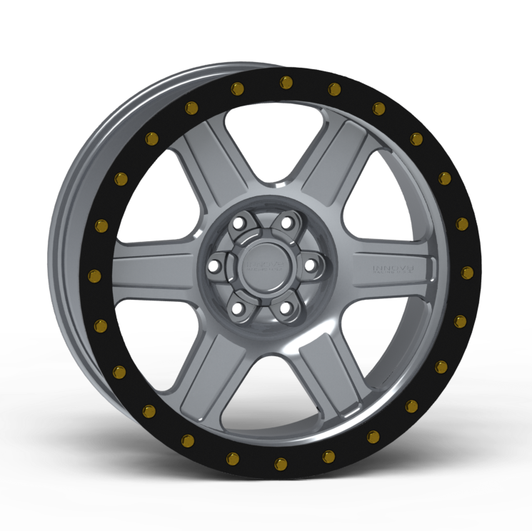 G400 Simulated Beadlock Wheel 18x9.0" 5 & 6 Lug - Standard Ring Front View