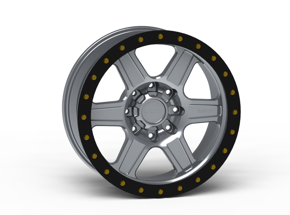 G400 Simulated Beadlock Wheel 20x9.0" 8 Lug - Standard Ring