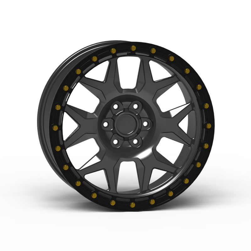 G700 Simulated Beadlock Wheel 20x9.0" 5 & 6 Lug - TechLite Ring