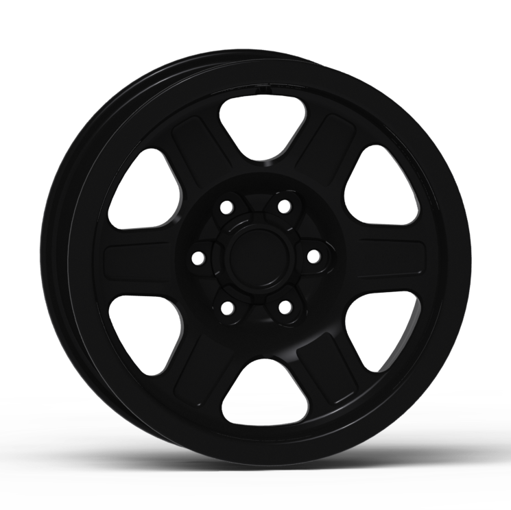 G400 Smooth Lip Wheel 17x8.5" 5 & 6 Lug Front View